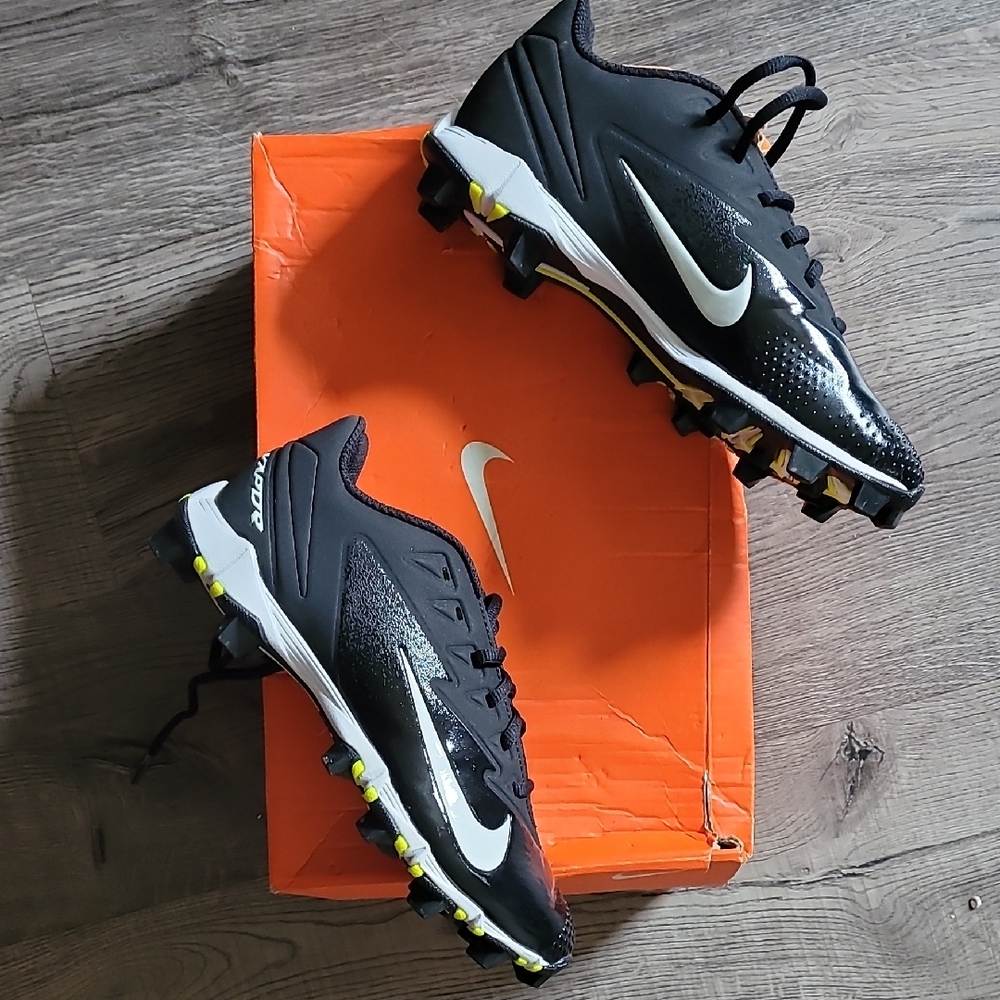 Nike Black and White Soccer Cleats